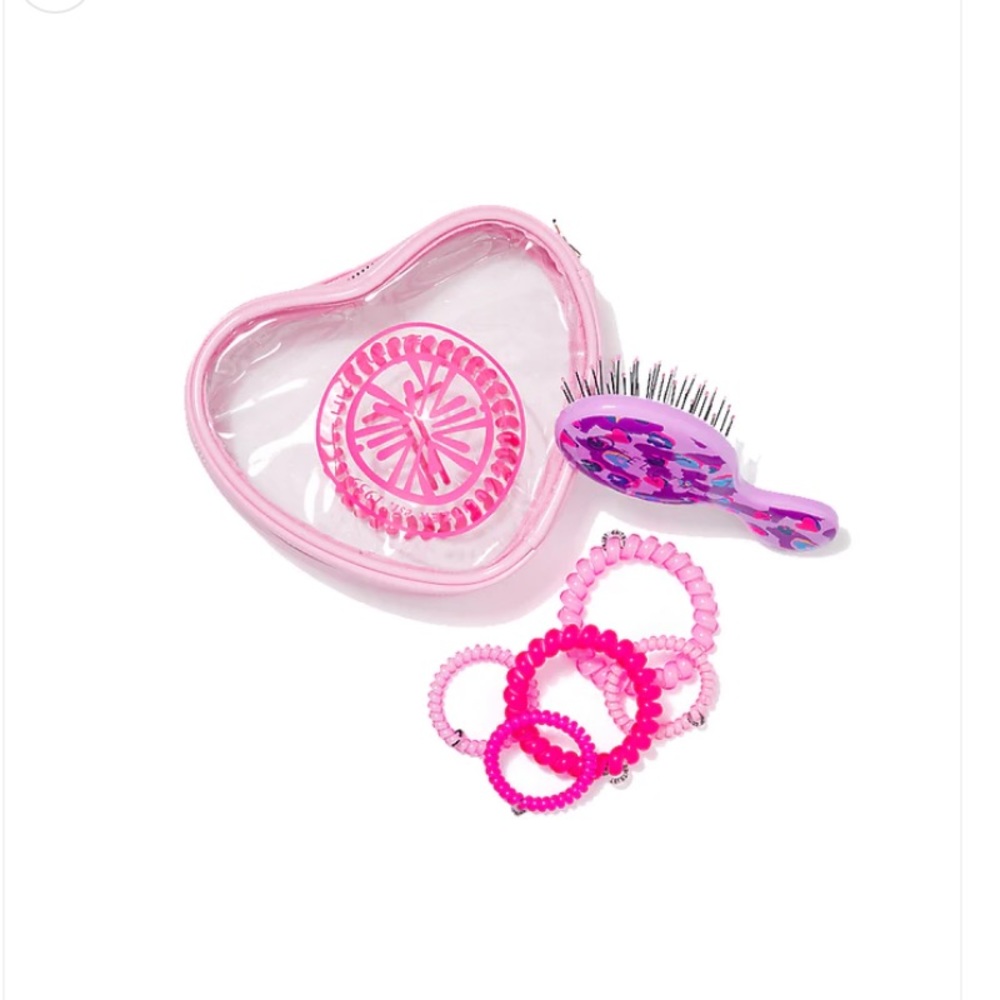 Lilly Pulitzer Heart Teletie Heart Hair Set Valentine's Day